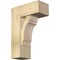 Ekena Millwork Olympic Block Rough Sawn Bracket w/ Offset Brace, Douglas Fir, 8"W x 18"D x 26"H BKT0806X18X26OLY05RDF - alternate 1